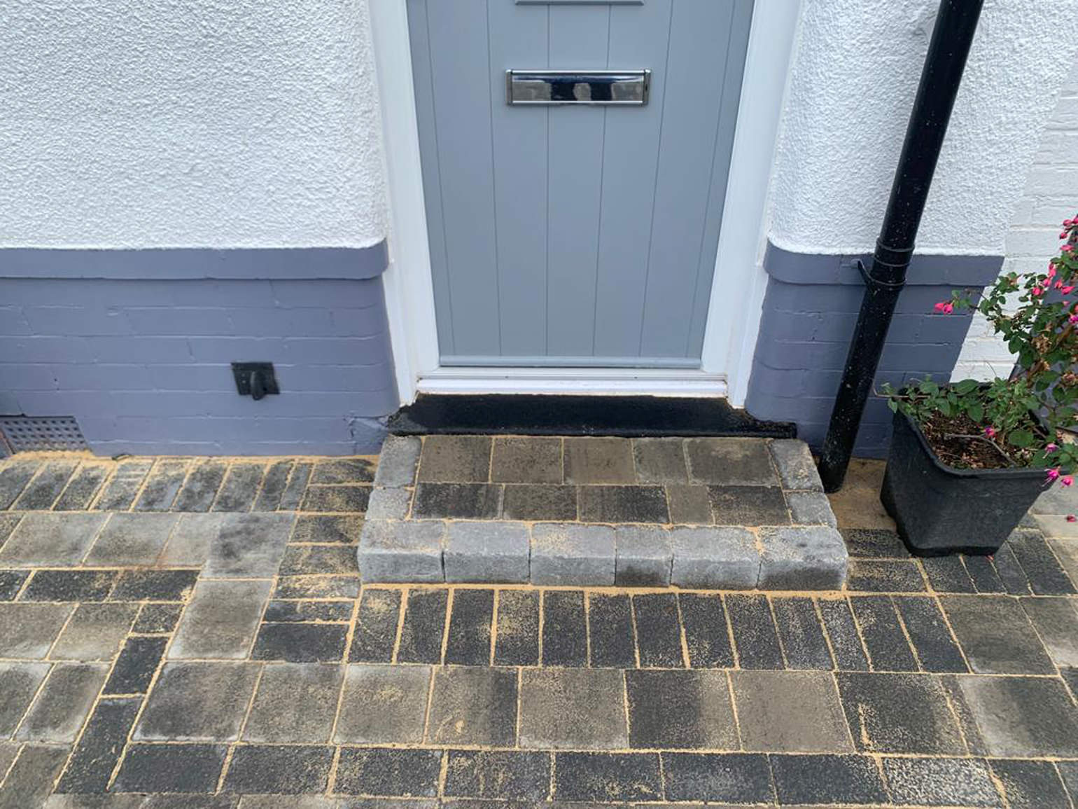 All Pave tegula block driveway installation in Blackpool